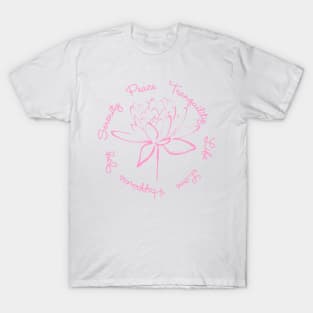 Pink Lotus Serenity T-Shirt